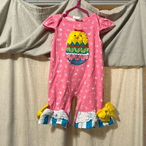 Ric Rac & ruffles Easter outfit 12m